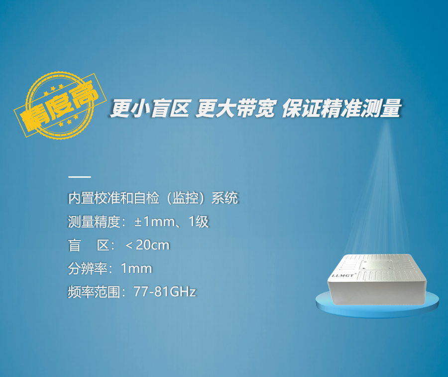 測(cè)量精度高：更小盲區(qū)，更大帶寬，保證精準(zhǔn)測(cè)量