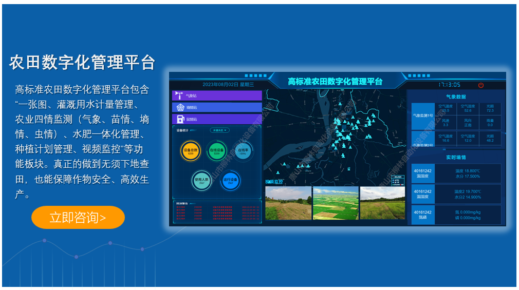 高標準農田數字化管理平臺介紹