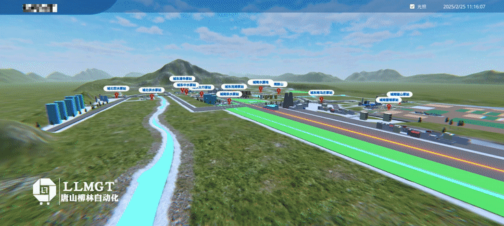 供水站水數字孿生界面2